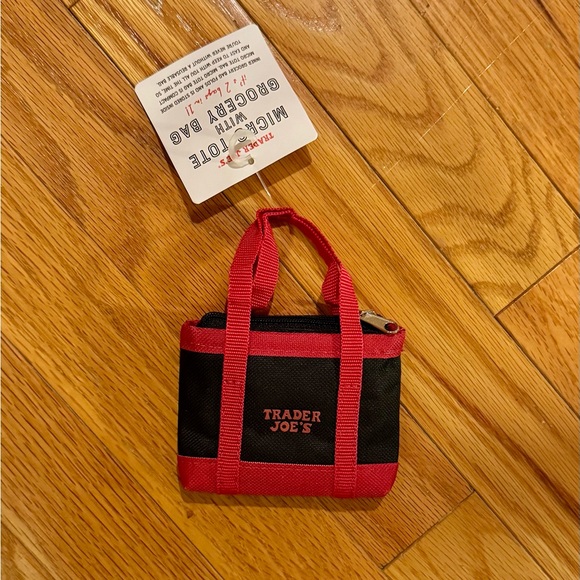 Trader Joe’s 2 Micro Tote Bags with Grocery Bag Inside - Picture 3 of 7